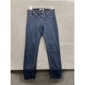 17/21 Exclusive Denim Jeans Womens 10 Blue Cotton Stretch Straight Leg 5 Pockets